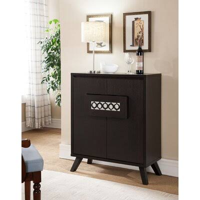 Red Cocoa Finish Sideboard Buffet Cabinet X8880