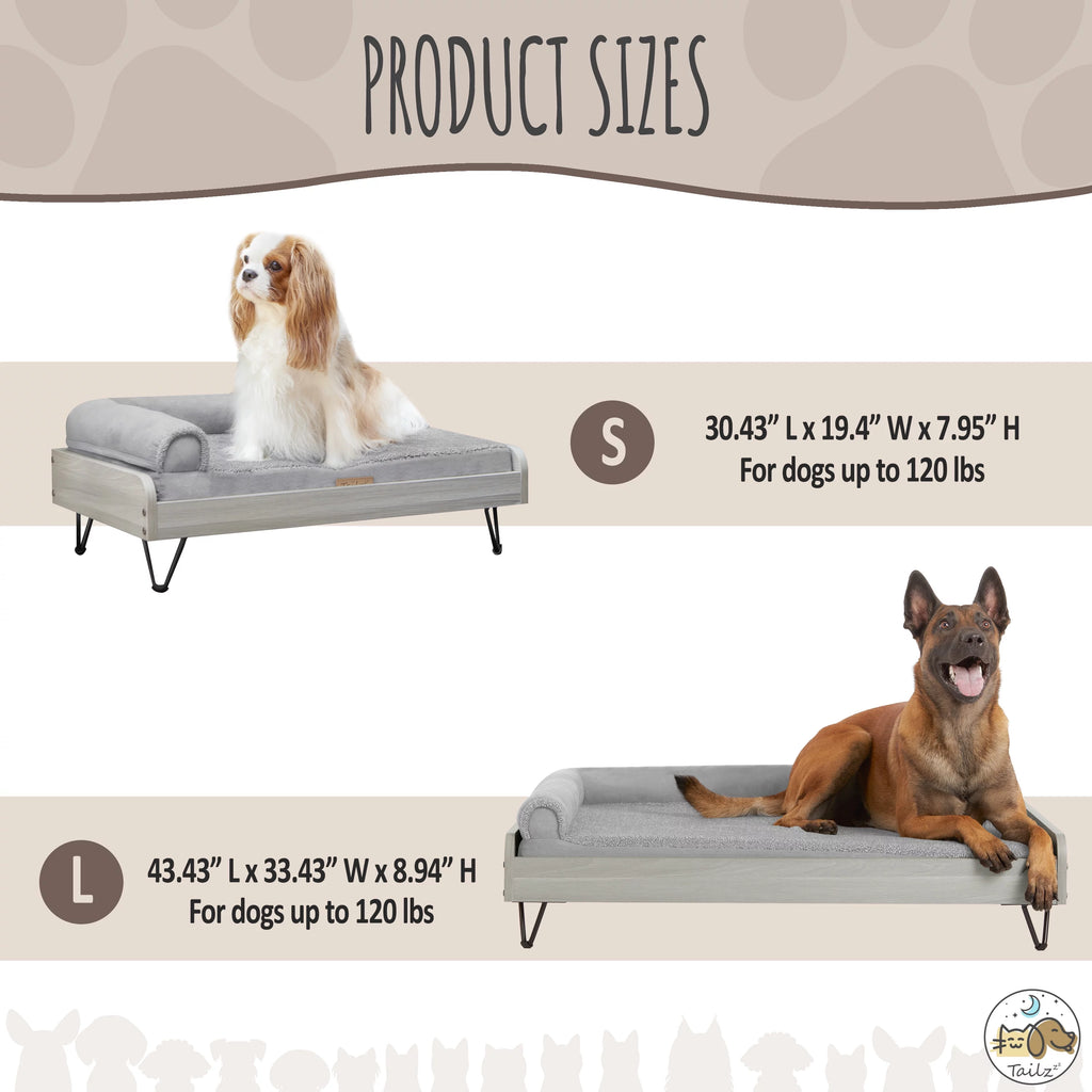 Wooden Pet Bed with Mattress B470888