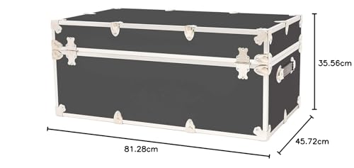 Large Armor College Trunk 32"x18"x14" (Wine) W738908