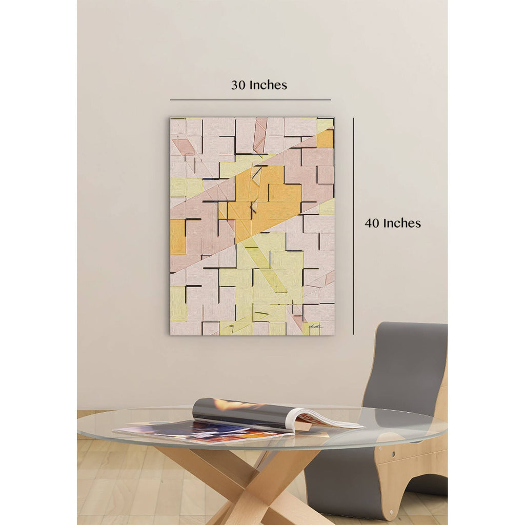 Pastel Wall Stretched Canvas V215170