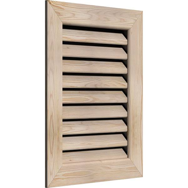 24-in W x 26-in H Vertical Gable Vent Unfinished Smooth Pine G241260