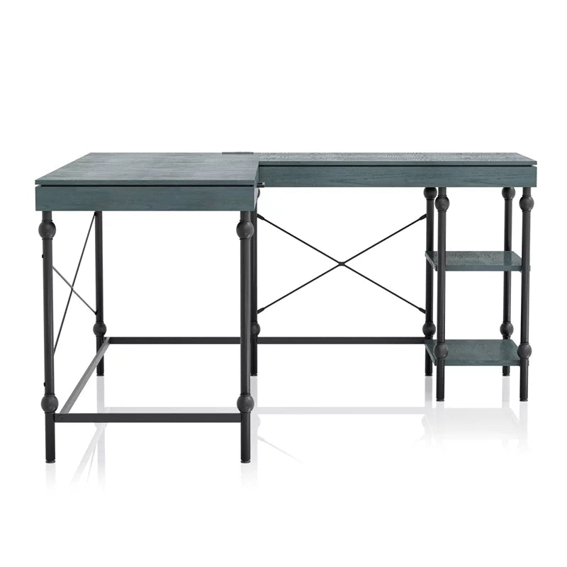 L-shaped Wooden Desk K14561