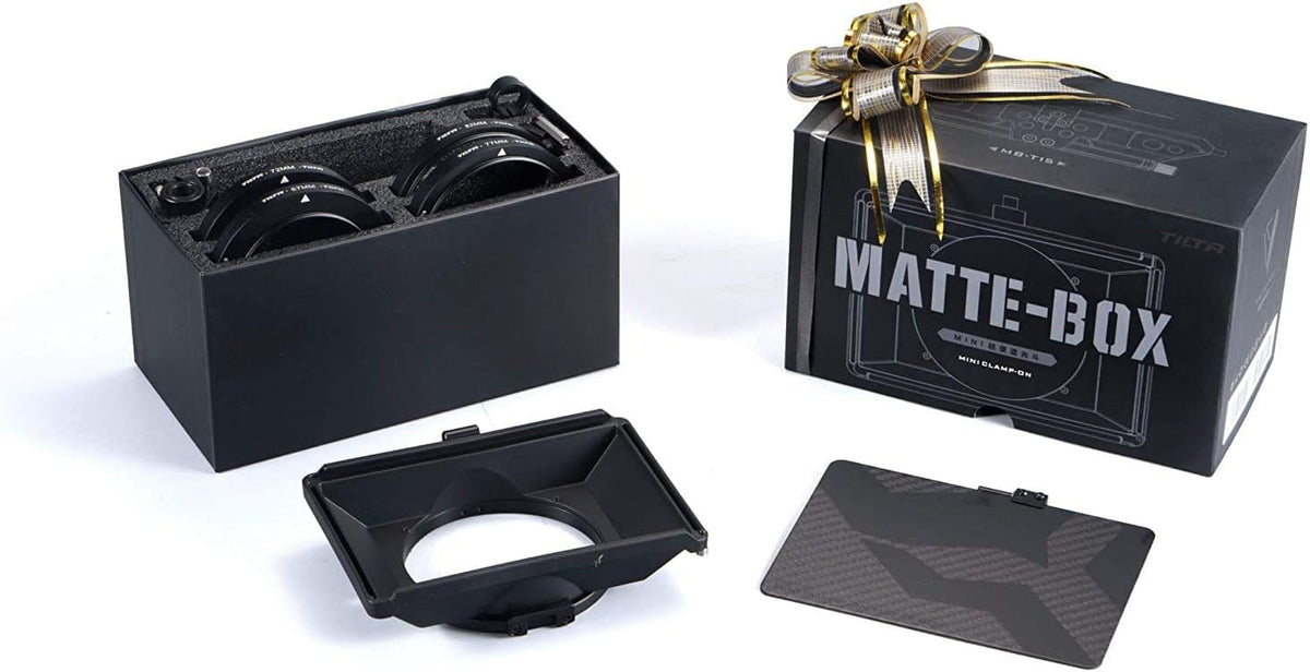 Mini Matte Box MB-T15 with Four Lens Adapter Rings B7903