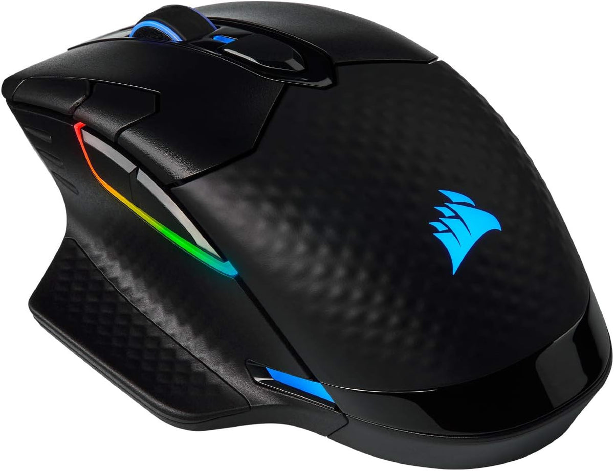 Black Wireless Gaming Mouse 18000 DPI Optical, Pack of 2 E9524