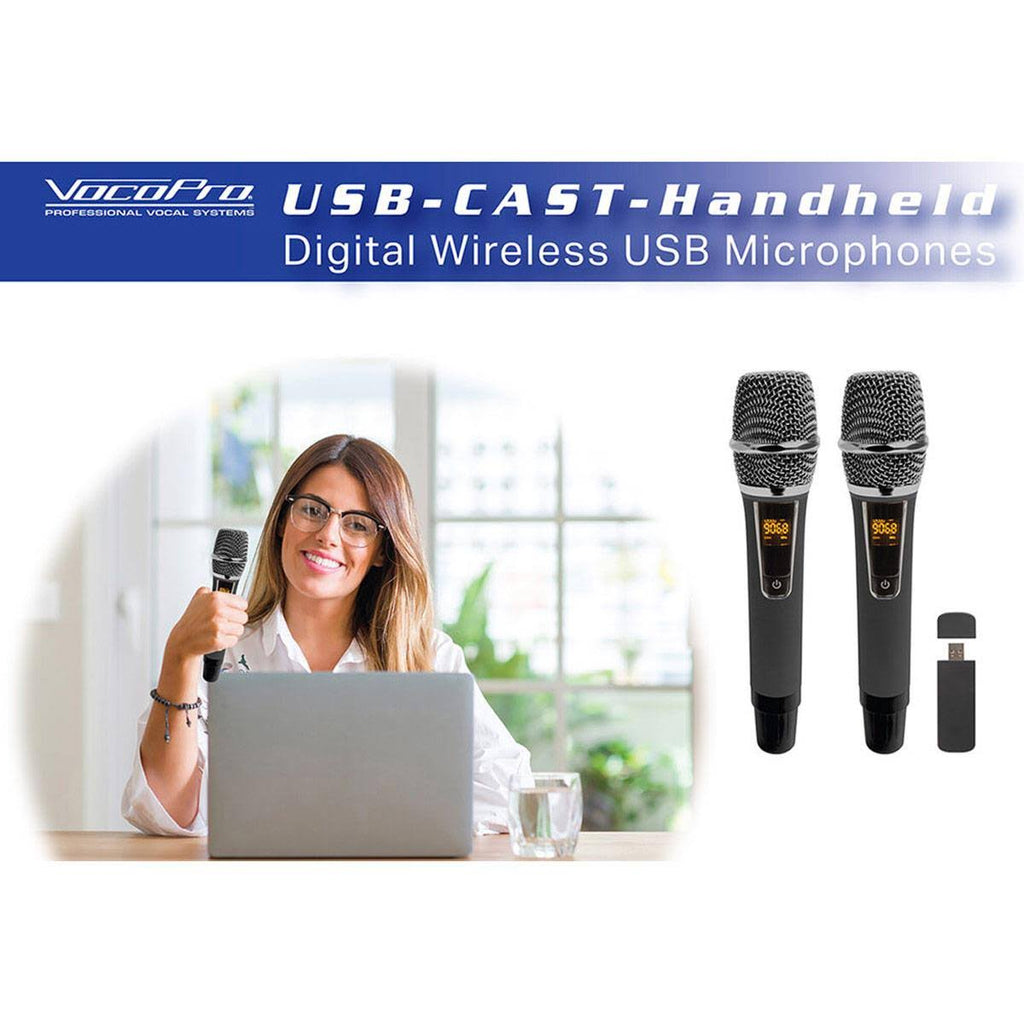 Dual Wireless USB Handheld Microphone System V144130