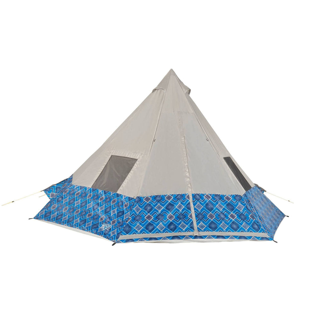 8 Person Teepee Tent, Blue P425