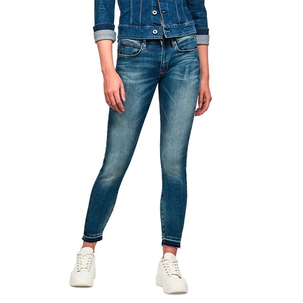 Mid Skinny Ripped Ankle Jeans Q7640