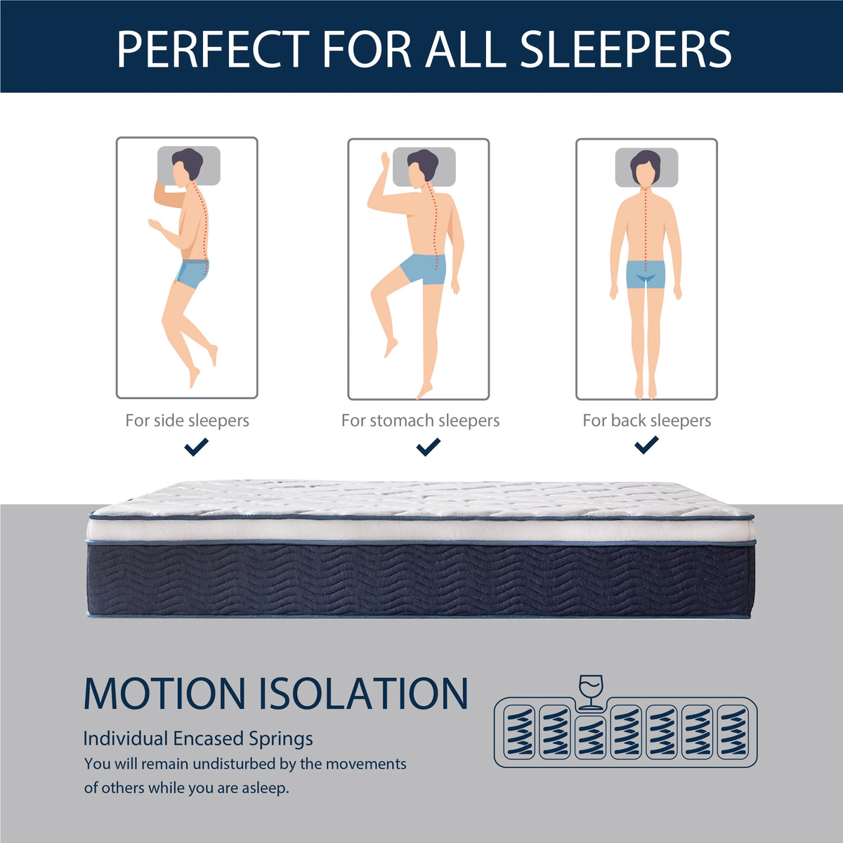 13" King Hybrid Mattress U77349