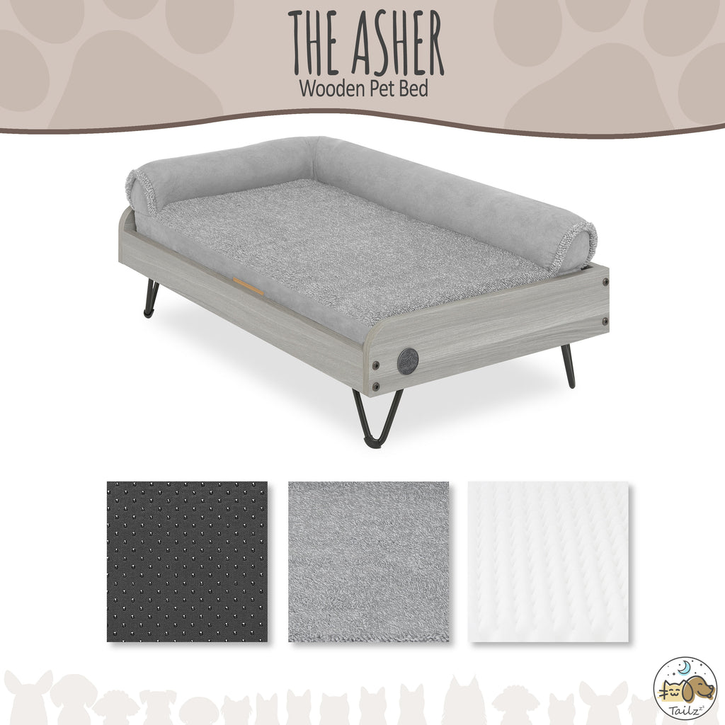 Wooden Pet Bed with Mattress B470888