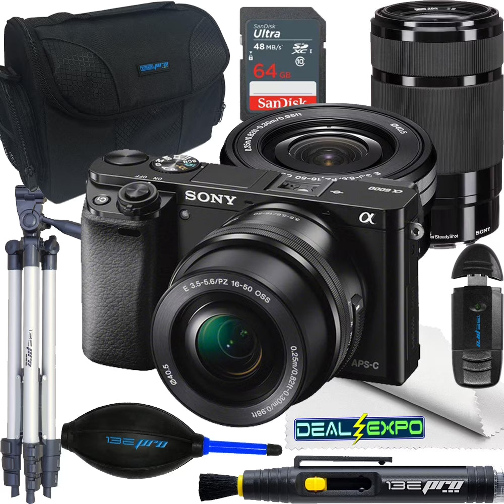 Mirrorless Digital Camera with 16-50mm and 55-210mm Power Zoom Lenses G571