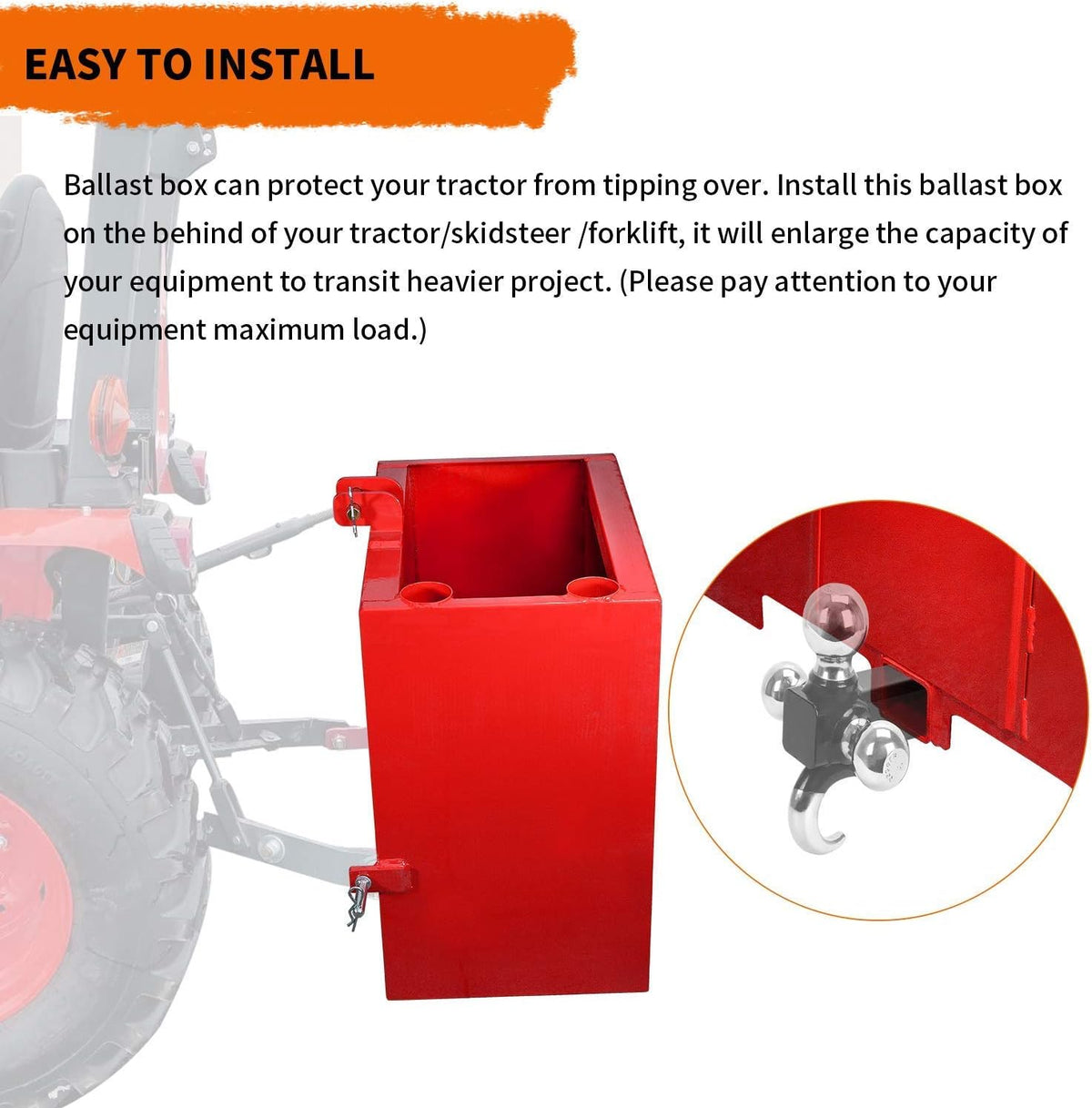 3 Point Tractor Hitch Attachment A8040