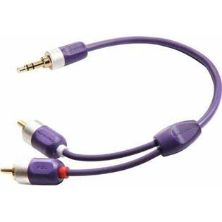 3.5mm Stereo Mini Jack RCA Cable 0.6m X463