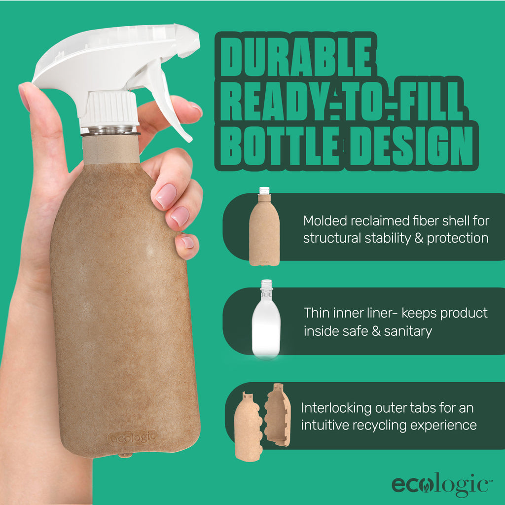 6-Pack Reusable Cleaning Sprayer Bottles N508