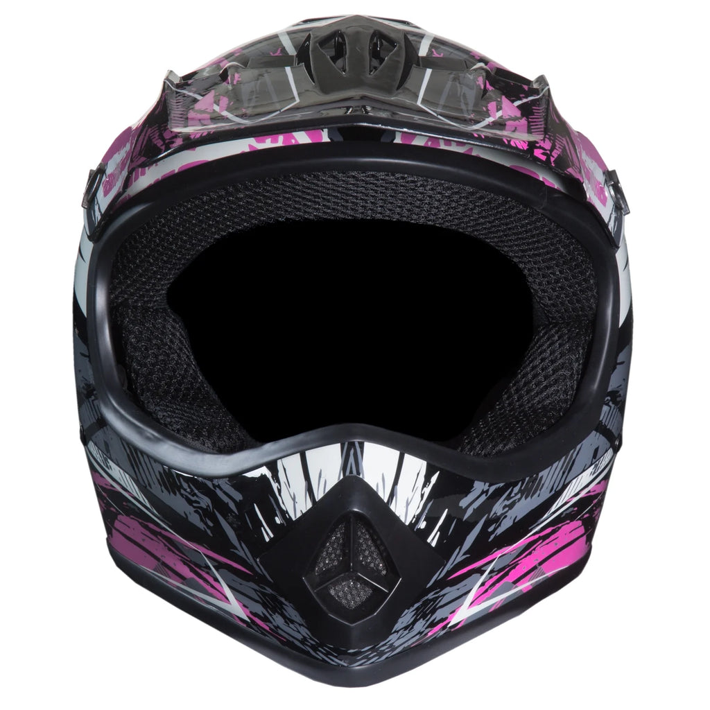 Youth MX/ATV Helmet DOT Approved - Pink S90483