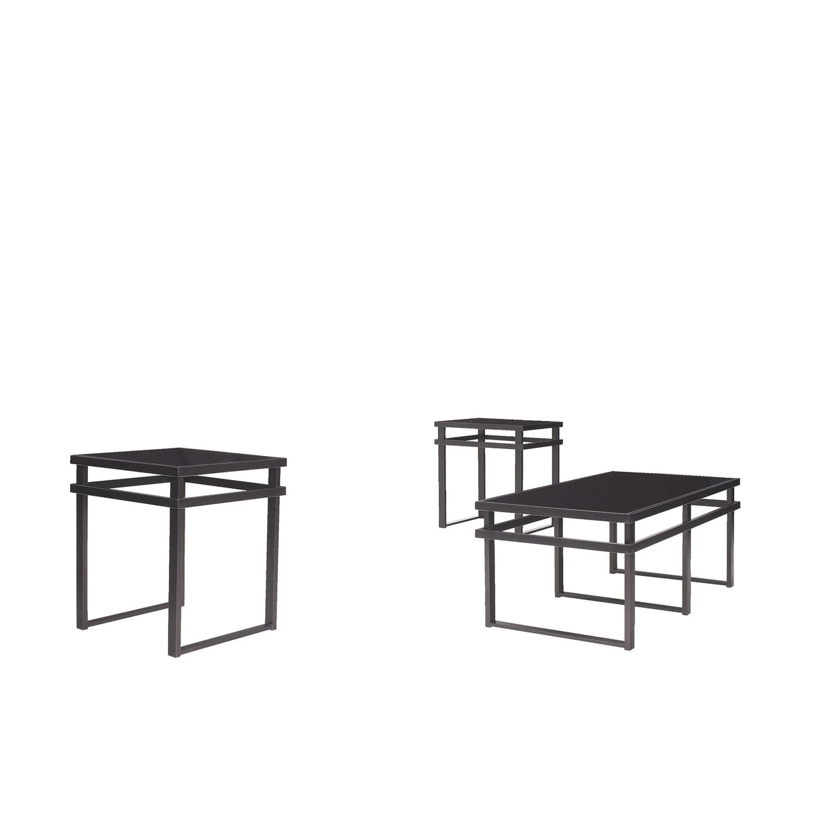 Black Table Set of 3 P413