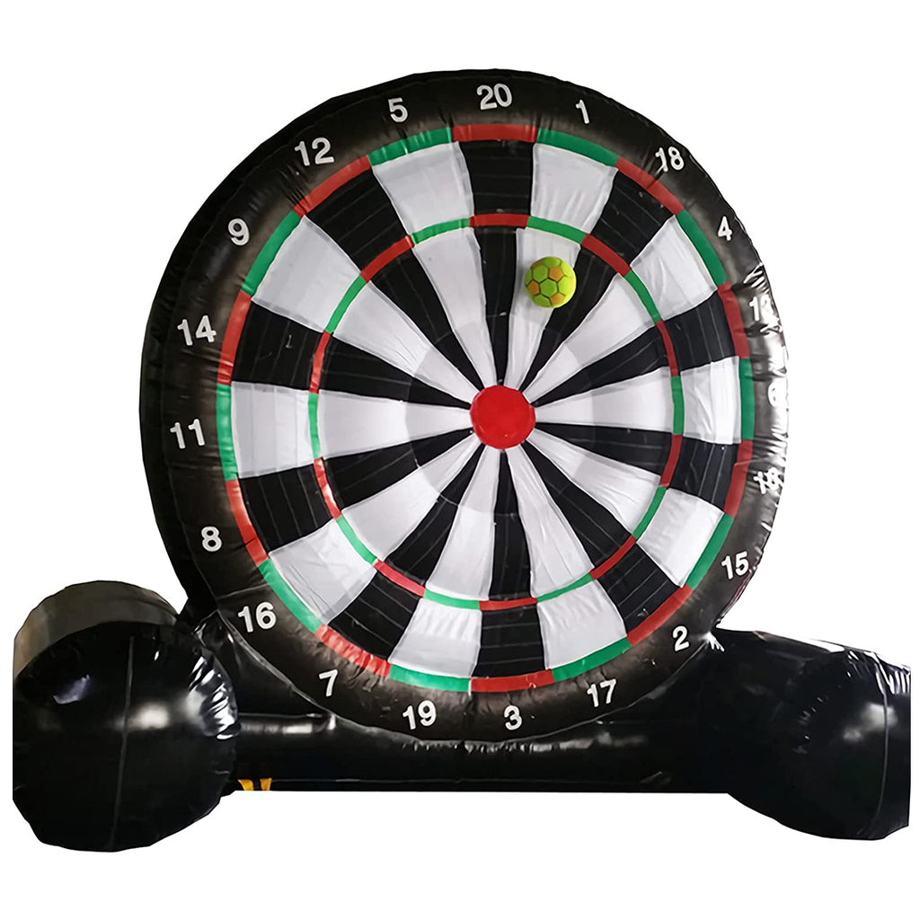 9.8ft Inflatable Soccer Darts Board with 6pcs Football & 110V Blower S967