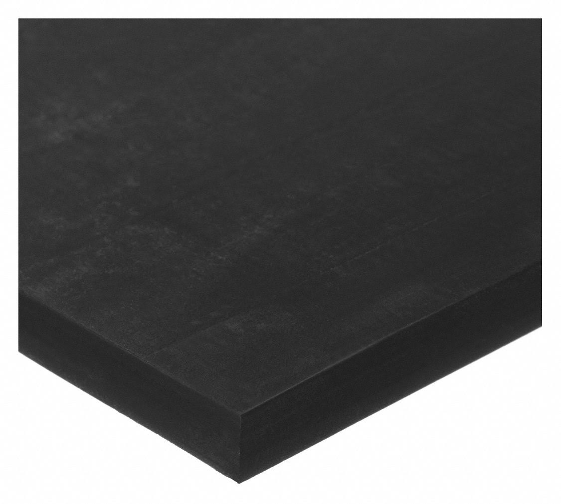 High Strength Neoprene Rubber Sheet 40A 1/8 Thick x 36 Wide x 36 Long R803