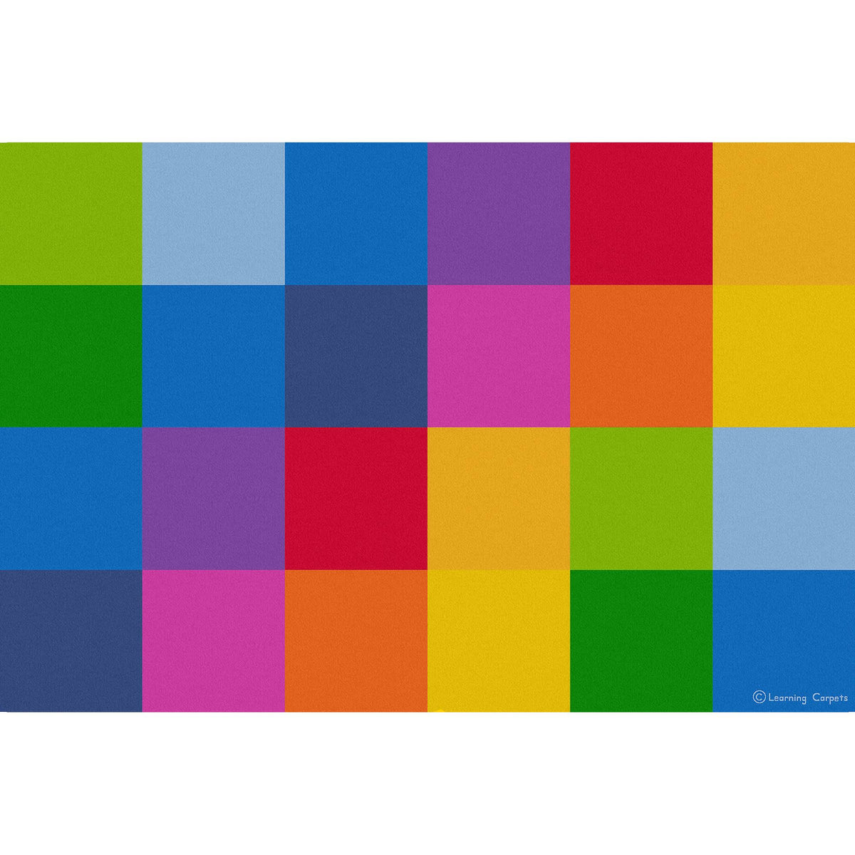Learning Carpets Rectangle Rainbow Mosaic-Size:Small S674