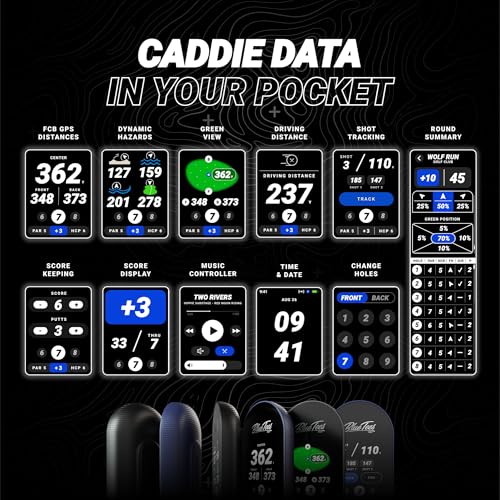 Magnetic Golf GPS Handheld with Touch Screen Display A469