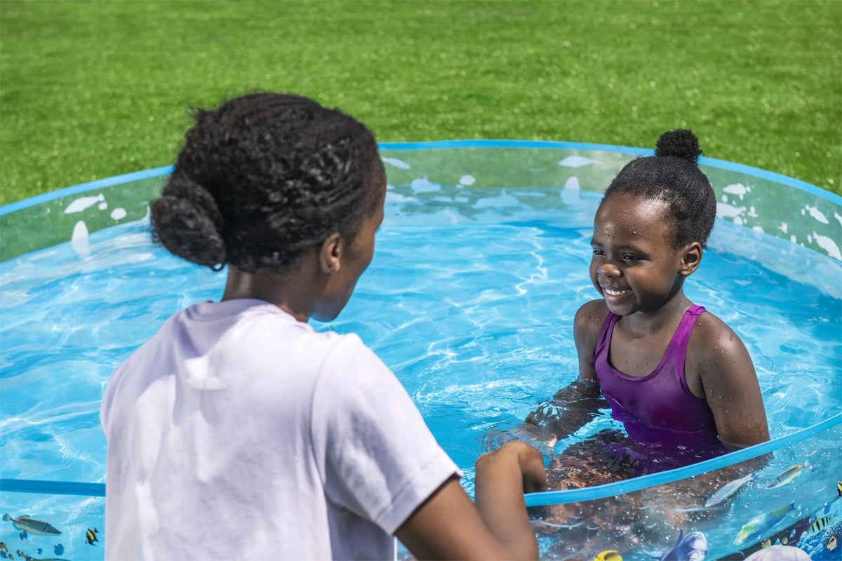 Round Above-Ground Kiddie Pool 8' x 18 H672