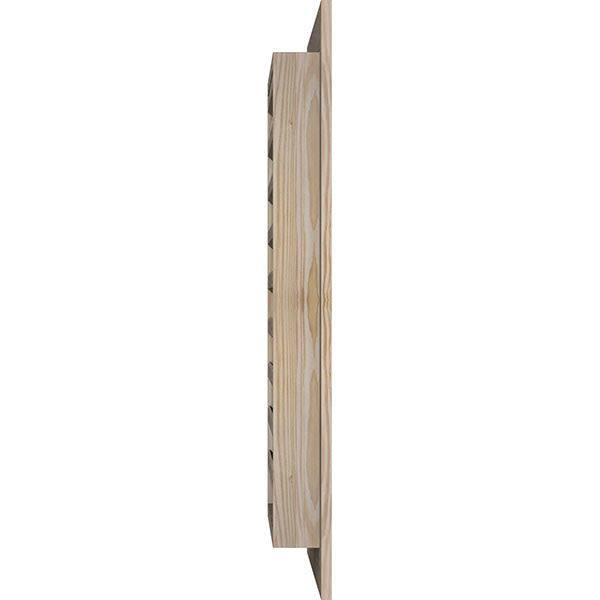 24-in W x 26-in H Vertical Gable Vent Unfinished Smooth Pine G241260