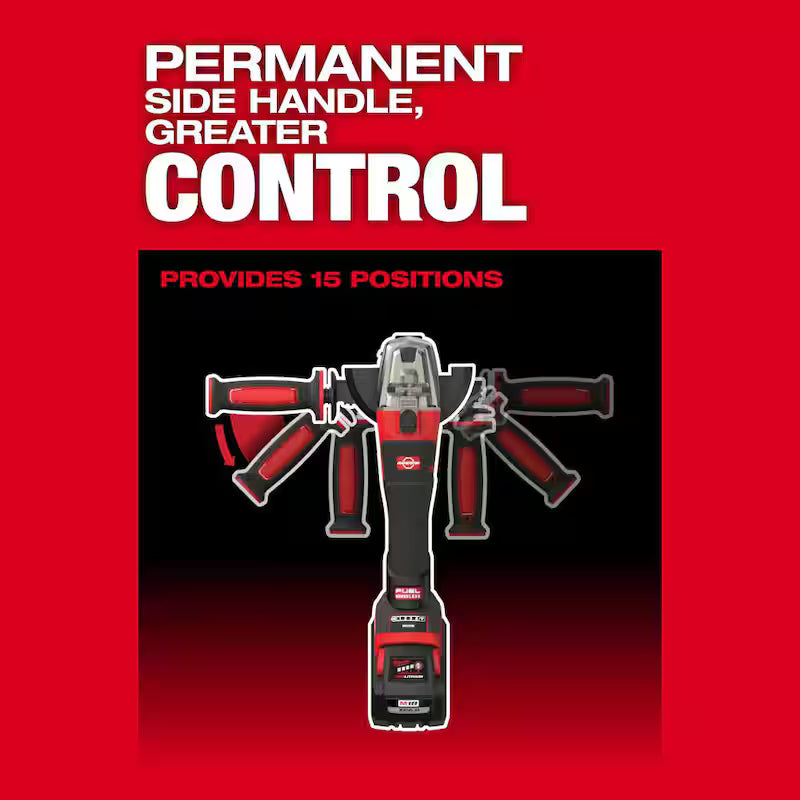18V Lithium-Ion Brushless Cordless 4-1/2 in./5 in. Braking Grinder G37035