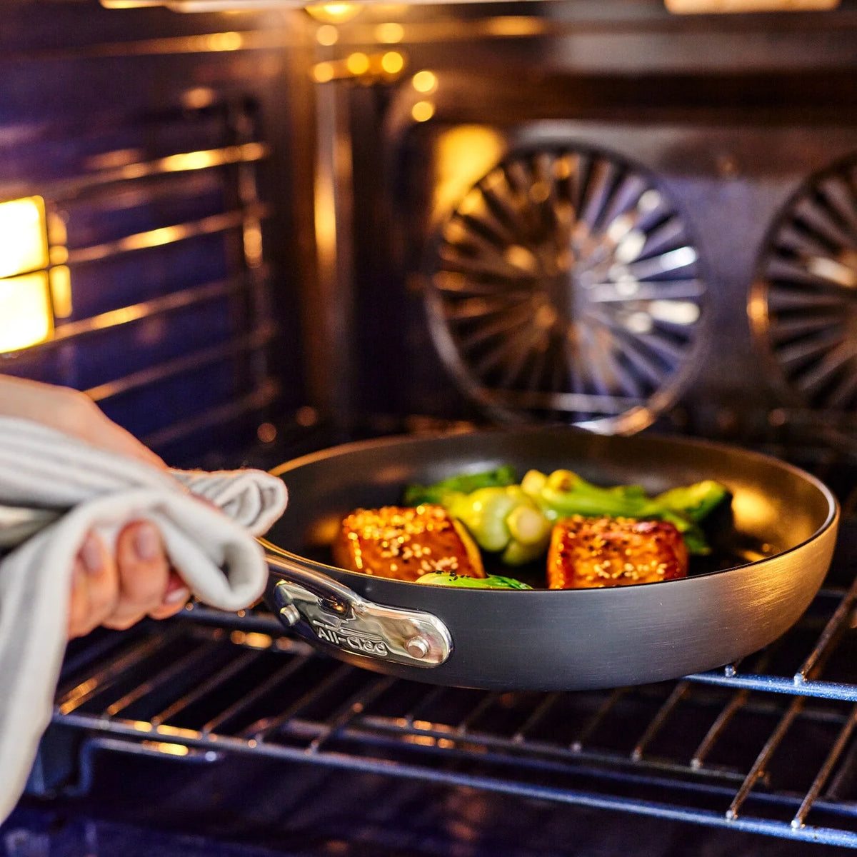 3 Piece Hard-Anodized Fry Pan Set C457241