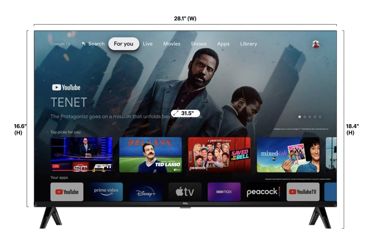 32 Class Full HD 1080p Smart Google TV Z857