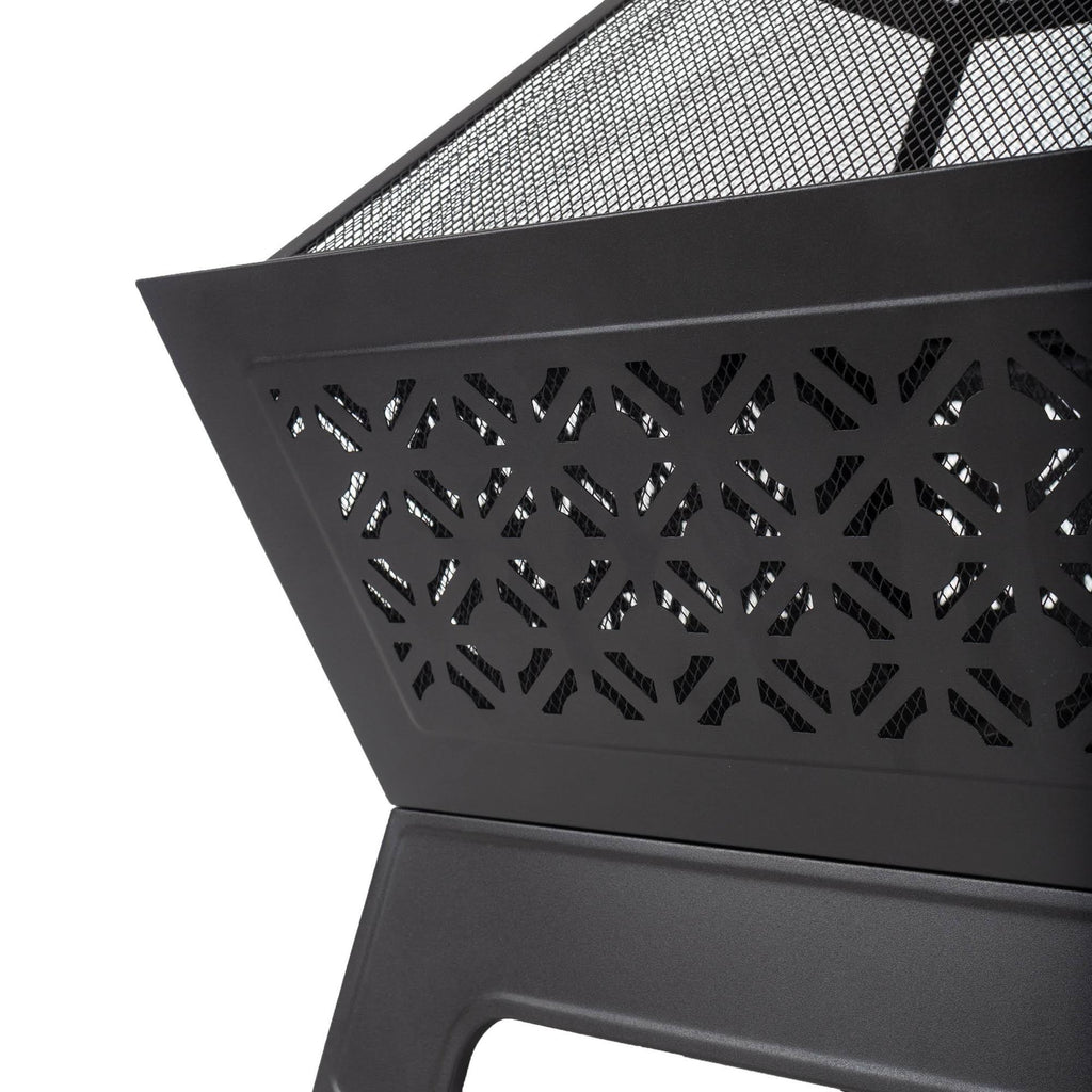 Square Wood Burning Fire Pit G319