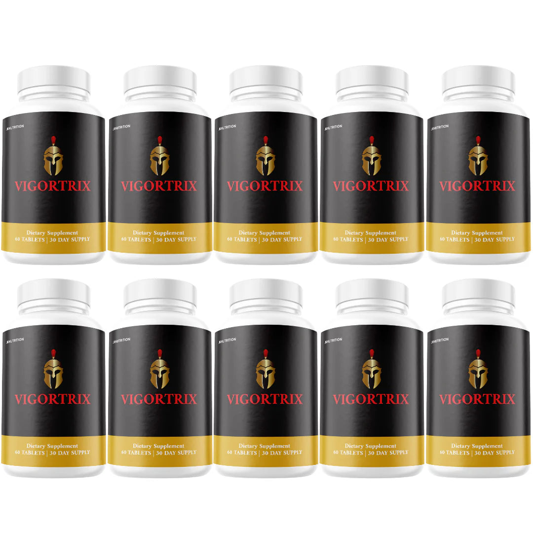 Men Vitality Pills Natural Energy & Stamina Support 10 Bottles J7039