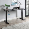 Black Height Adjustable Standing Desk V392
