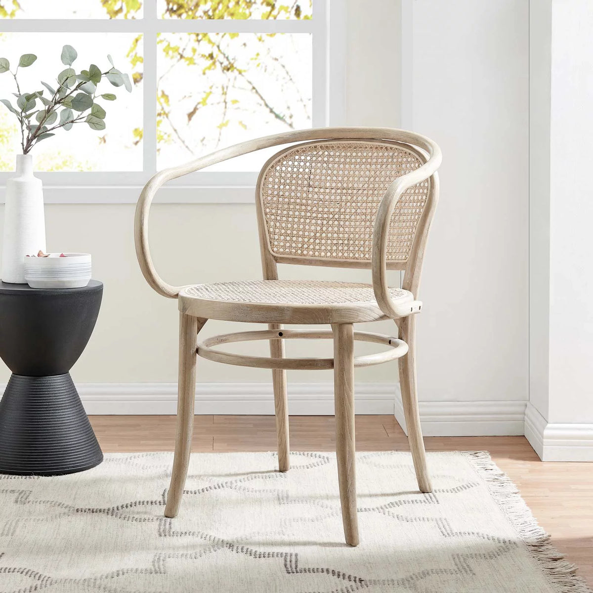 Grey Wood Dining Chair N982886