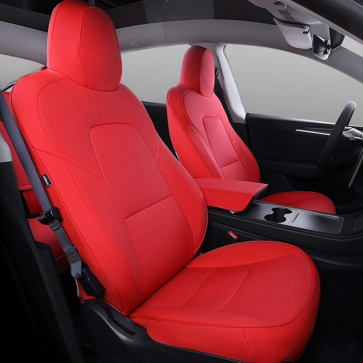 PU Leather Car Seat Cover for Tesla Model 3 D576