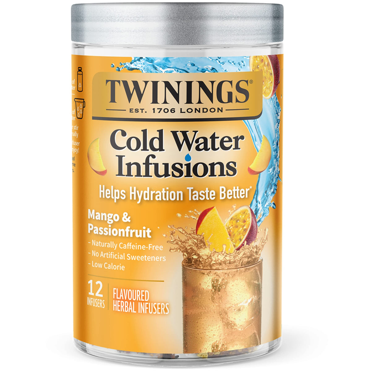Mango & Passionfruit Flavored Water Enhancer, 12 Infusers 12 Count Z19806