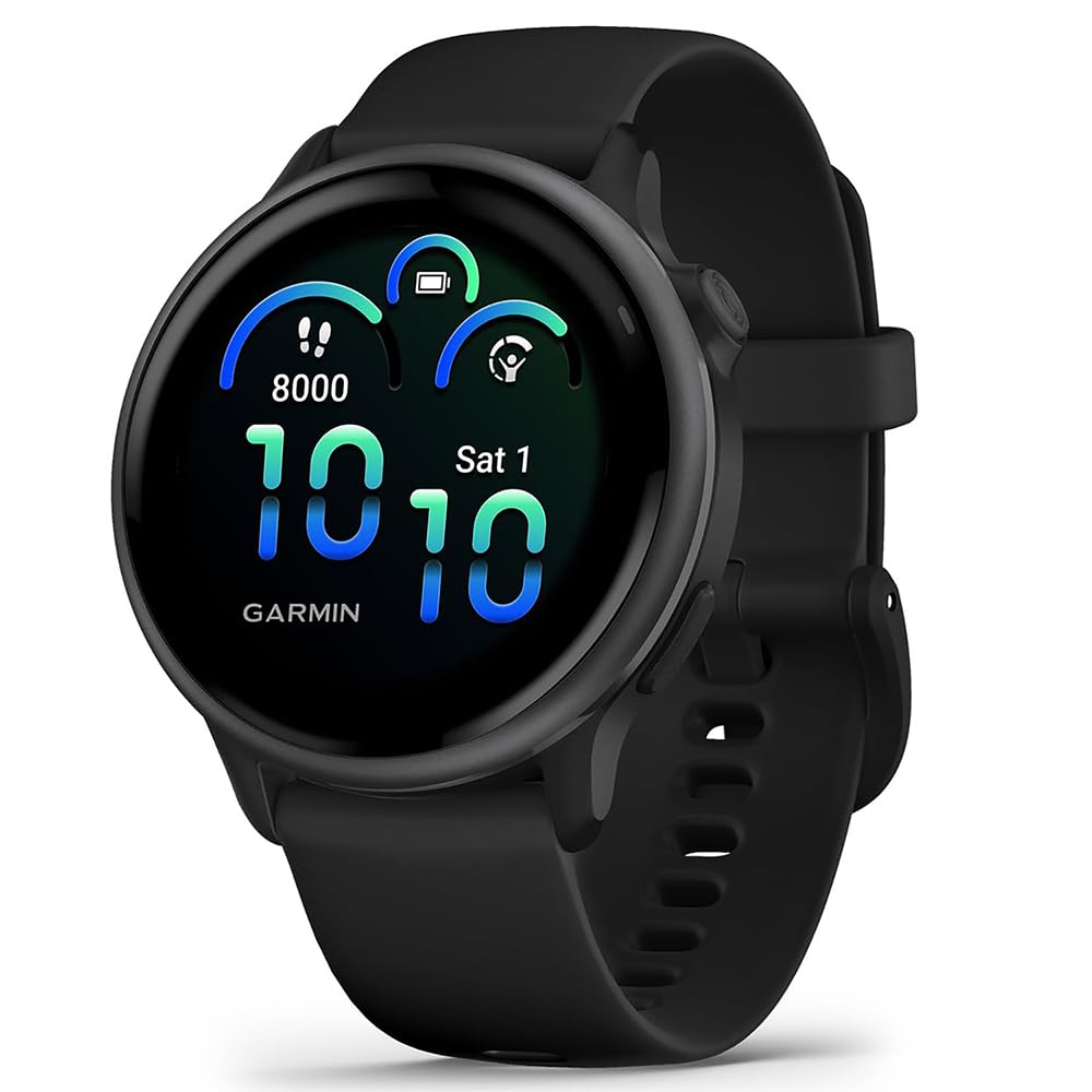 Black GPS Smartwatch with Silicone Band G763