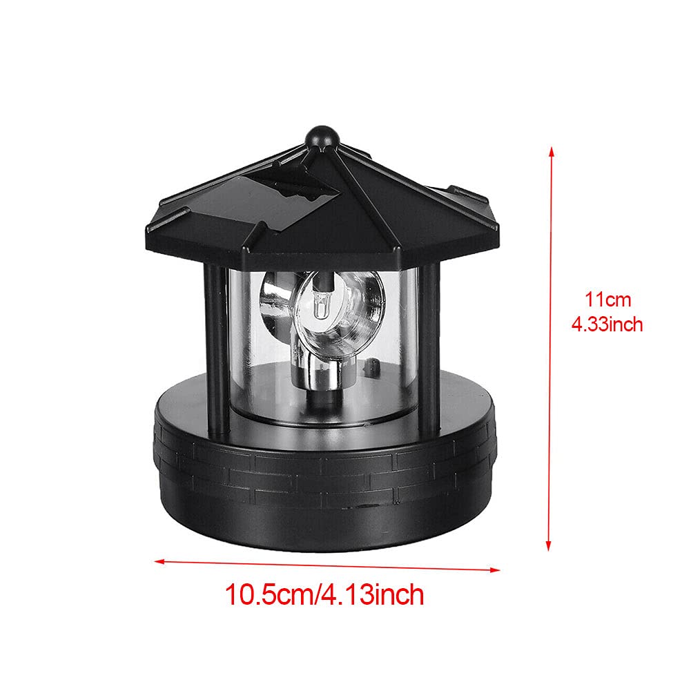 Solar Lighthouse Lamp 360° Rotatable LED IP44 Waterproof Q629