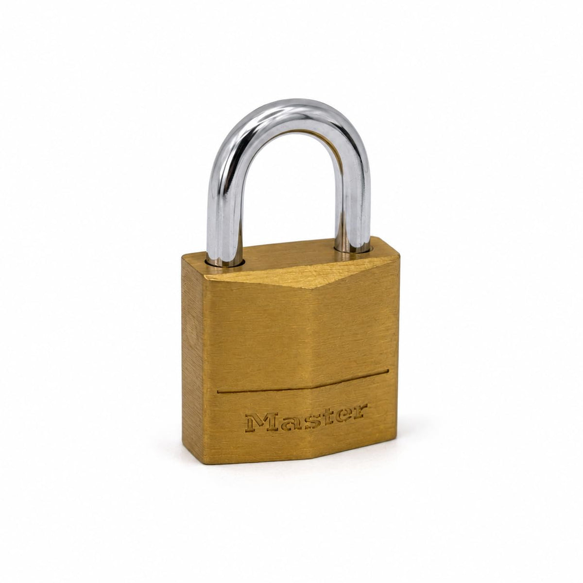 Solid Brass Padlock, 3/4 in. Wide F827729