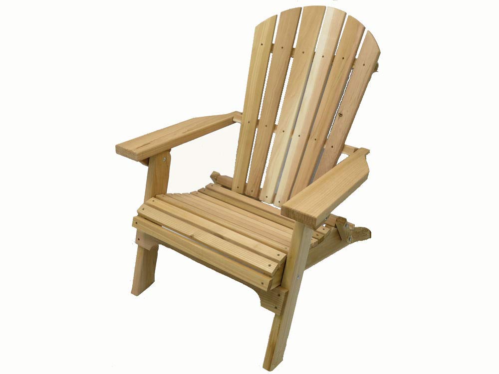 Folding Natural Cedar Adirondack Chair T776957