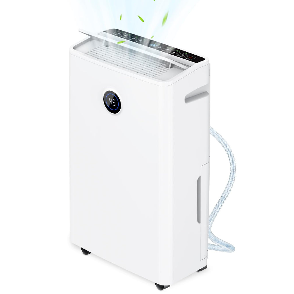 4500 Sq. Ft 50-70 Pints Dehumidifier with Drain Hose and 5L Water Tank D7611