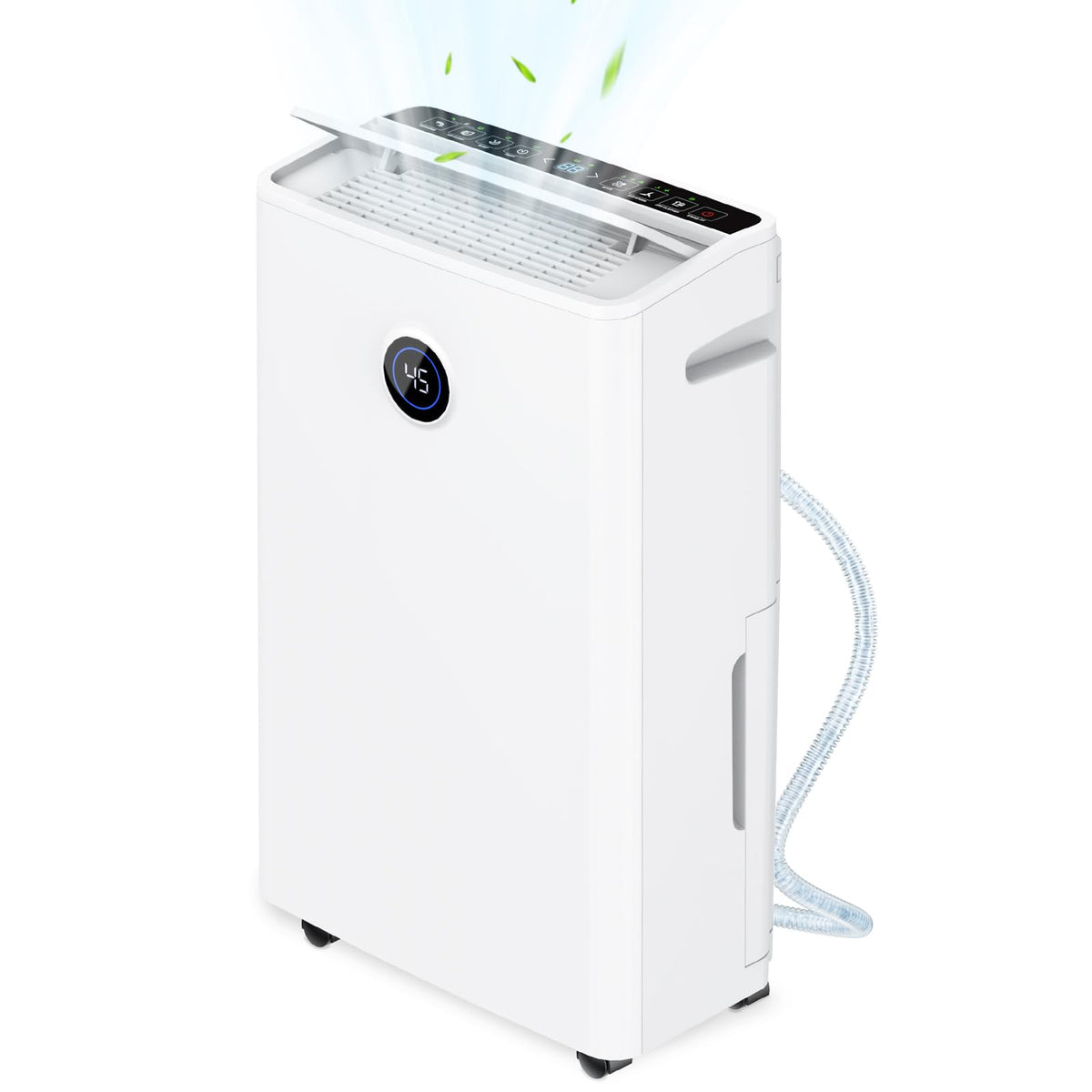 4500 Sq. Ft 50-70 Pints Dehumidifier with Drain Hose and 5L Water Tank D7611