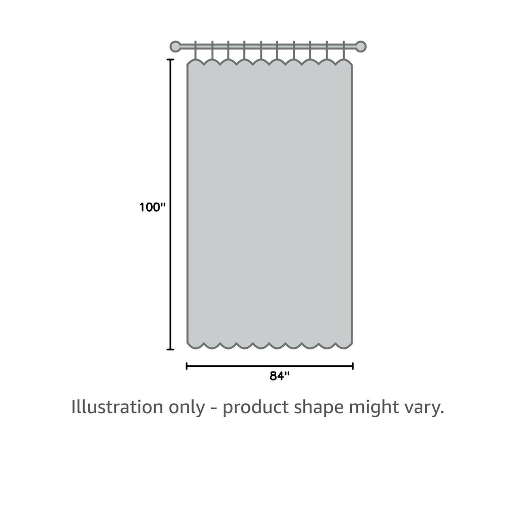 Blue Grey 100x84 Blackout Curtains X39922
