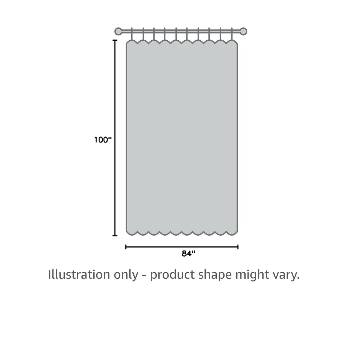 Blue Grey 100x84 Blackout Curtains X39922