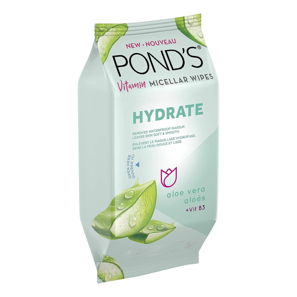 Aloe Vera Micellar Wipes 25 Wipes F91350