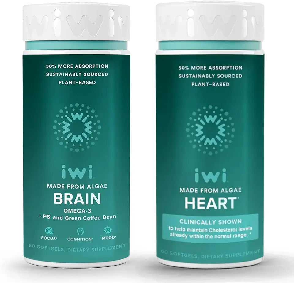 Vegan Plant-Based Algae Omega-3 Bundle 30 Servings O959