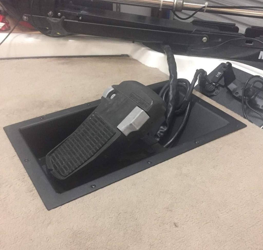 Recessed Trolling Motor Foot Pedal Pan for Minn Kota H795