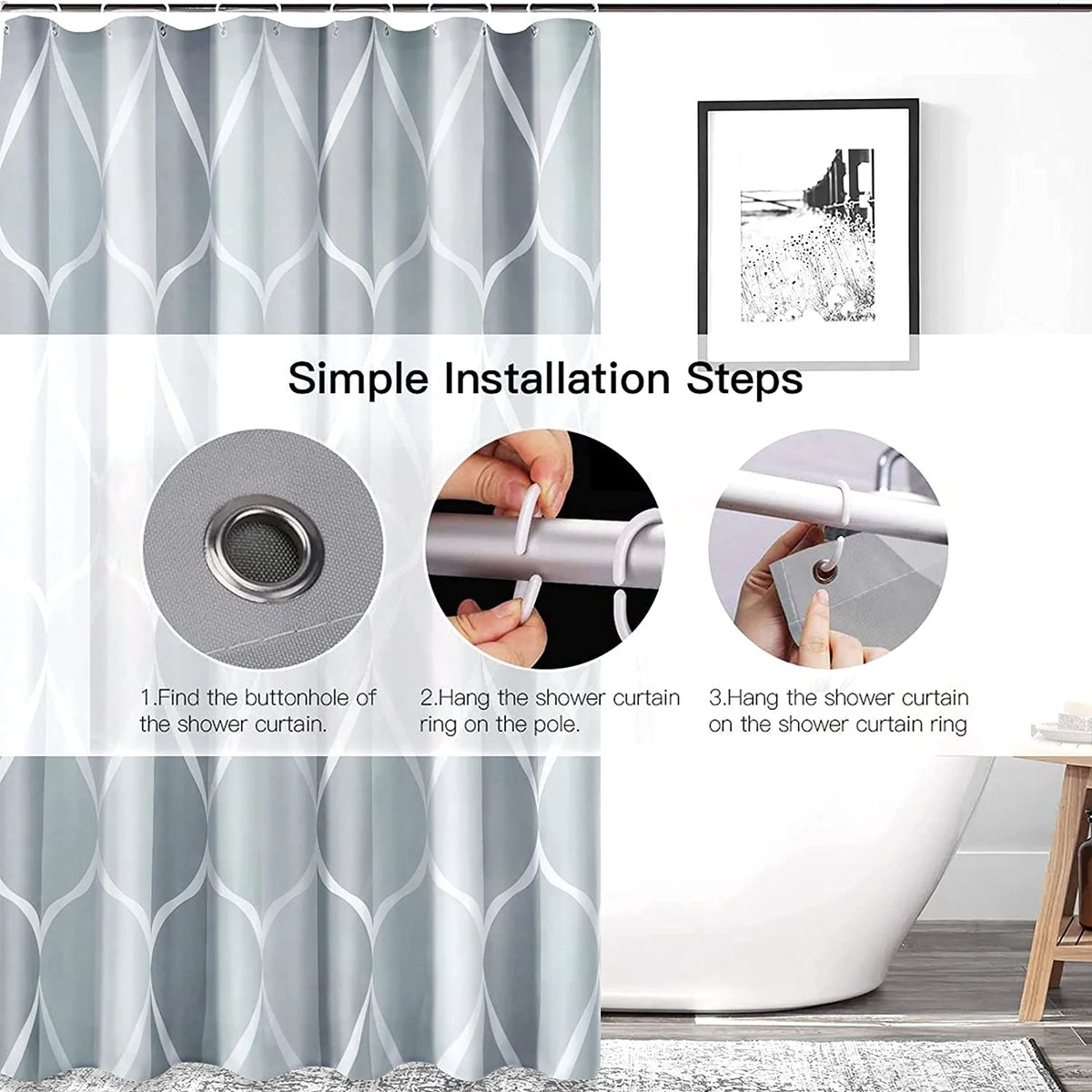 66x72 inch Shower Curtain M369456
