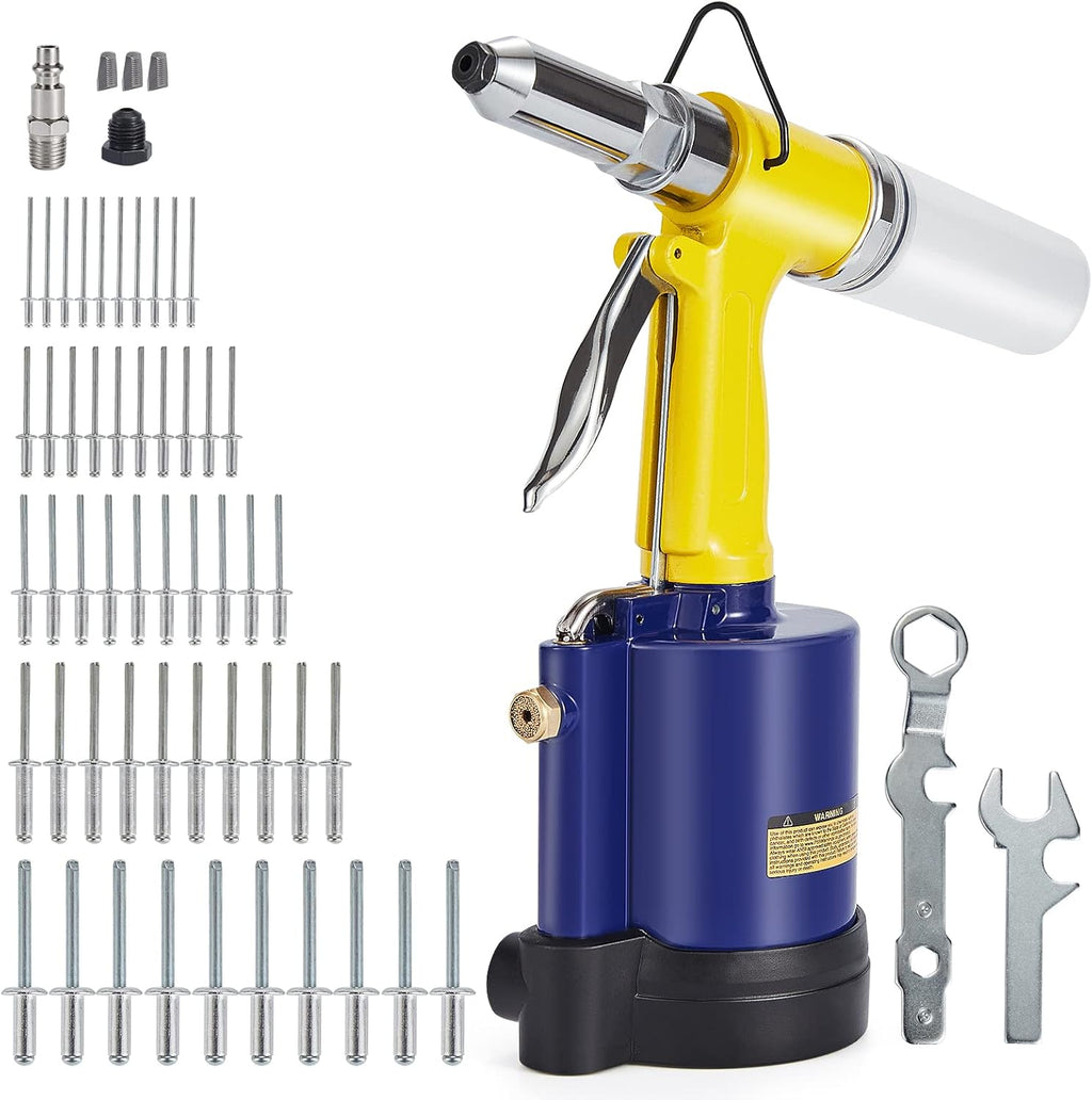 Air Riveter with 50pcs Open End Blind Rivet N735