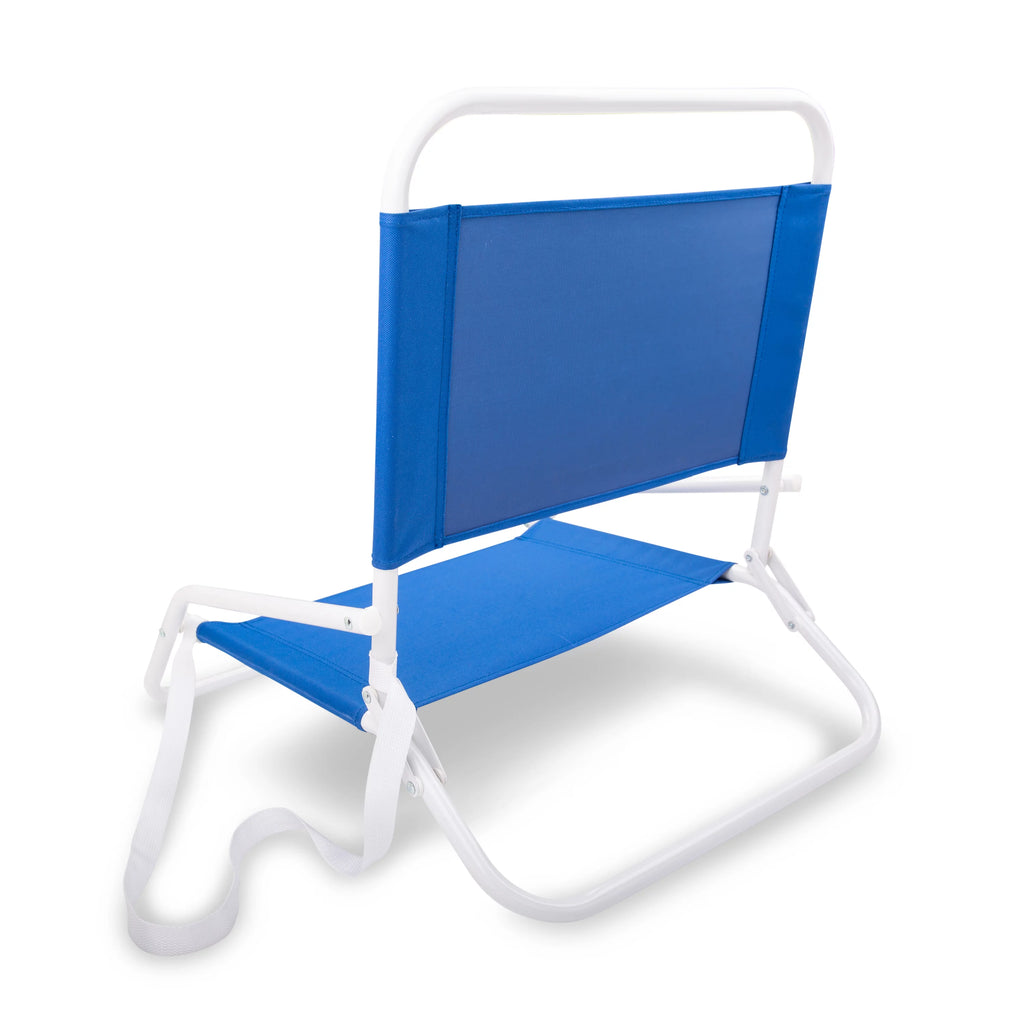 Folding Beach Chair with Carry Strap 2 Pack T671668