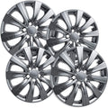 16 inch Ice Black Set of 4 Wheel Covers Hubcaps X18473