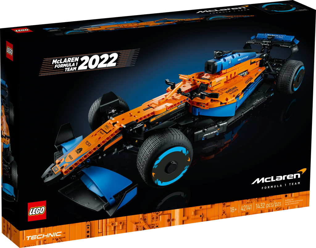 Technic McLaren Formula 1 Replica Race Car Model Building Kit J78821